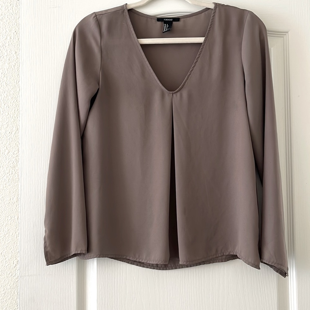 Cute brown blouse